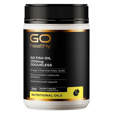GO Healthy 无腥鱼油1500mg 210粒